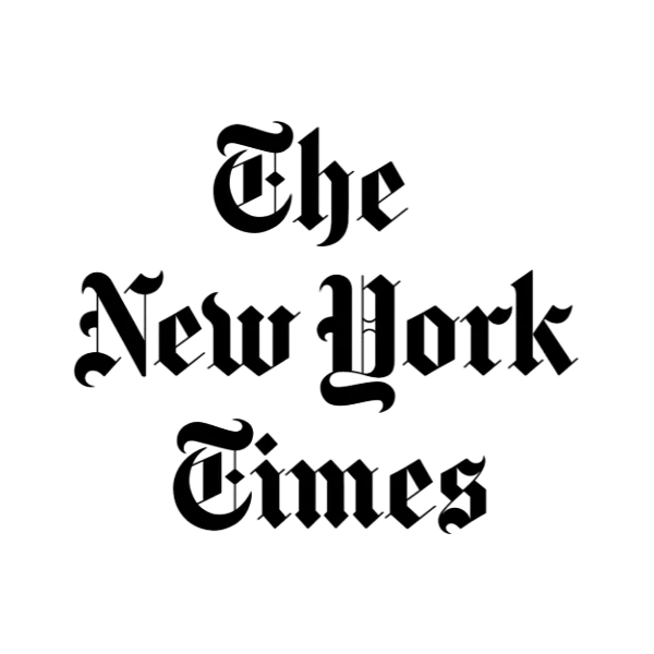 The logo for The New York Times, displaying the publication name in its characteristic blackletter Gothic script.