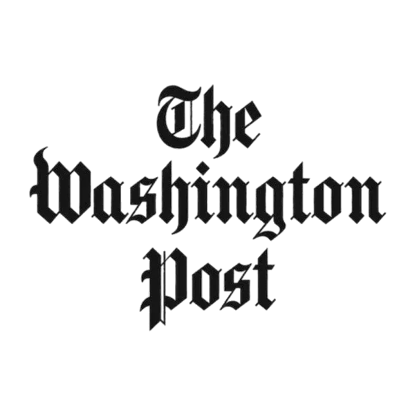 The logo for The Washington Post, featuring the title text in a dark, ornate gothic font.